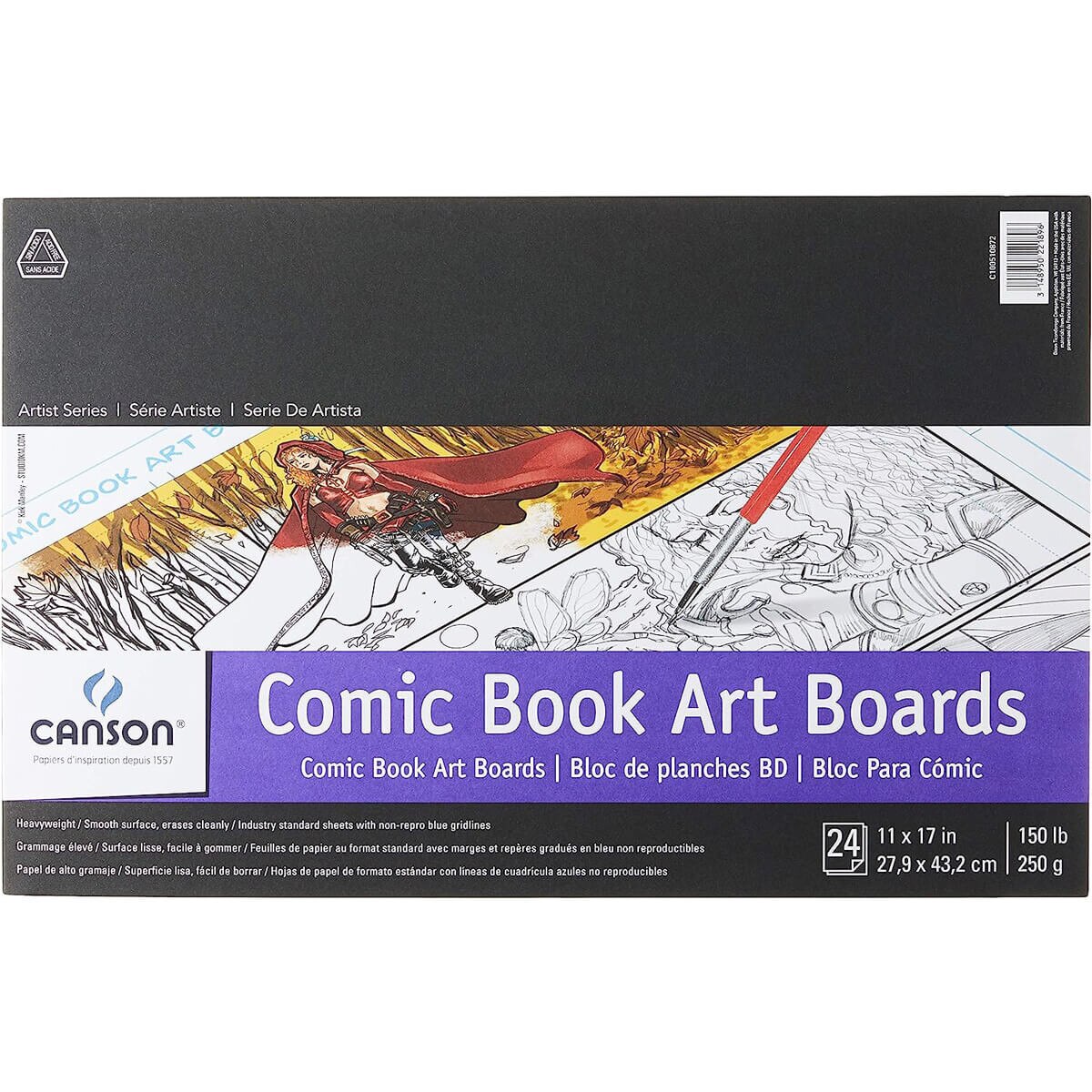 Comic Book Art Boards 11X17"
